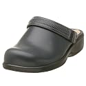 Softwalk Women's Eclipse Clog with Tooling Strap,Navy,11.5 WW