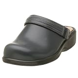 Softwalk Ladies Eclipse Clog with Tooling Strap,Navy,10 N by SoftWalk