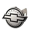 Genuine Chevrolet Bowtie Style Brushed Aluminum Hitch Plug