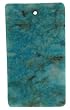 Turquoise Jasper - Rectangle Pendant - 1.5mm Hole - 28x50mm