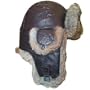 Yukon Tracks Black Leather/Grey Fur Large, Alaskan Hat