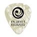 Planet Waves White Pearl Celluloid Guitar Picks, 10 pack, Light