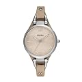 Fossil Damen-Armbanduhr XS Ladies Dress Analog Leder ES2830