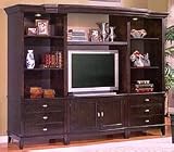 Cappuccino Finish Entertainment Wall Unit