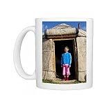 Child in yurt, tent of Nomads at Song Kol, Kyrgyzstan, Central Asia, Asia Photo Mugs