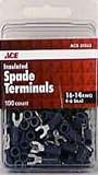Pk/100: Ace Insulated Spade Terminal (34553)