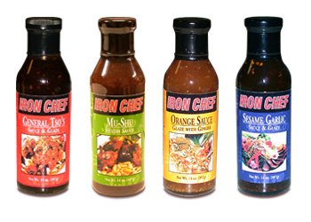 IRON CHEF SAUCES - 4 assorted by Mirrotek