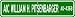 A1C WILLIAM H PITSENBARGER AK 4368 Street Sign - Navy