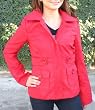 BB Dakota Lindy Red Faux Wool Coat