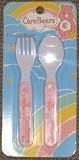 Care Bear Pink Baby Toddler Feeding Spoon Fork Set