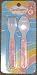 Care Bear Pink Baby Toddler Feeding Spoon Fork Set