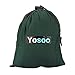 Yosoo Ultralight Hammock Travel Camping Outdoor Nylon Fabric Hammock Parachute Bed for Double Two Person with Free Ropes High Quality (Purple + Dark Green)