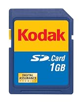Kodak SD Card 1 GB KPSD1GBSCS (Retail Package)