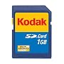 Kodak SD Card 1 GB KPSD1GBSCS (Retail Package)