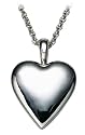 Sterling Silver Heart Pendant, 18"