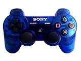 Sony PS3 Crystal Blue DualShock Multi Mode Turbo Action Rapid Fire Gun Mod  ....