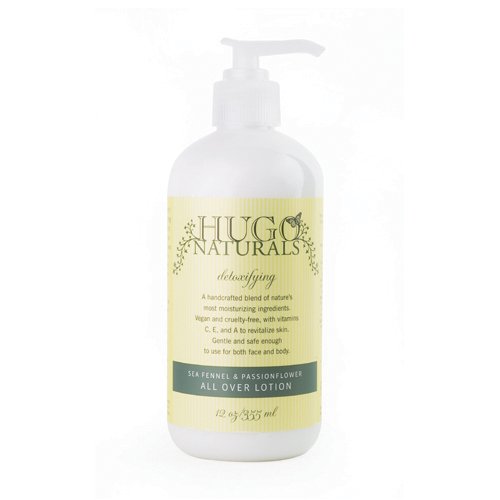Hugo Naturals Body Lotion, Sea Fennel & Passion Flower , 12-Ounce Bottle (Pack of 2)
