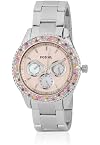 Fossil Round Pink Dial Chronograph Watch