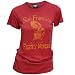 San Francisco 49ers Women's Vintage Short Sleeve T-Shirt (Radish, Large)
