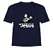 Nobody F**** With Da Jesus (The Big Lebowski) High Quality T-Shirt Navy Blue Large