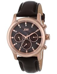 JBW Womens J6270C  Mother-Of-Pearl Leather Diamond Watch
