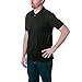 Hanes Cotton-Blend Jersey Men's Polo with Pocket_Black_2XL