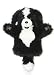 Handpuppe Border Collie Hund Rüde Hunde Welpe schwarz Tier Haustier Bauernhof