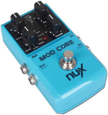 Anysun@true Bypass All-in-one MOD Core Guitar AMP Effect Pedal 8 Modulation Effects Chorus/flanger/ Phaser/ Tremolo/ Rotary/ Pan/ U-vibe /Vibrato