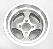 AMS Machined Cast Aluminum Rear Wheel - 12x7, 4/110, 2+5 * , Material: Aluminum 0021270A-MACH