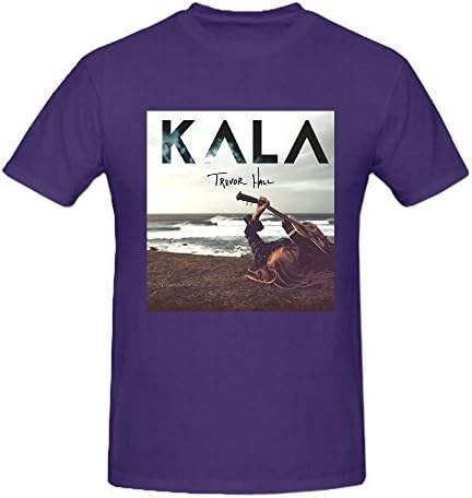 Closity Men Crew T-Shirt Kala Trevor Hall 2015 Purple 2XL