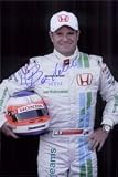 Barrichello, Rubens Autographed/Hand Signed 8x12 Photo (Can be cut down to make an 8x10 Photo)