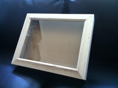 Insect Display Case - wood w/hinged glass lid