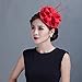 Lady Pillbox Hat Bridal Fascinator Wedding Feather Hair Clip Headwear