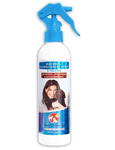 Healthy Clean Pet Natural Antibacterial Spray for Dogs and Cats, 8 fl. Oz.