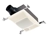 Broan 100HFL Directionally-Adjustable Bath Fan with Heater and Fluorescent Light
