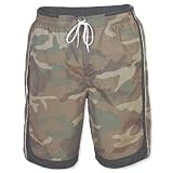 Surplus Swim Shorts - woodland/schwarz - - 