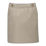 Girls' Uniform Twill Skirt - Khaki (16P)