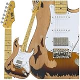 GL256 George Lynch LTD Electric Guitar (Distressed 3 Tone Sunburst)