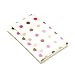 White Fabric Polka Dot Passport Cover Case Holder Wallet