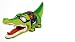 Charming Pet Products Small Tator the Gator Squeaky Latex Dog Toy