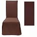 Kitchen & Housewares : Twill Chocolate dining chair slipcover set of four slipcovers 423