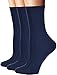 Flora&Fred Women's 3 Pair Pack Cotton Crew Socks