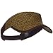 Mega Cap Straw Trucker Visor - Brown