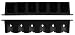 Berkley Black Vertical Rod Rack