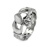 Stainless Steel Celtic Knot Claddagh Wedding Ring Band for Men (Sizes 9 to 12)