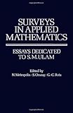 Surveys in applied mathematics : essays dedicated to S.M. Ulam