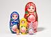 Rainbow Russian Nesting Doll 5pc./4"
