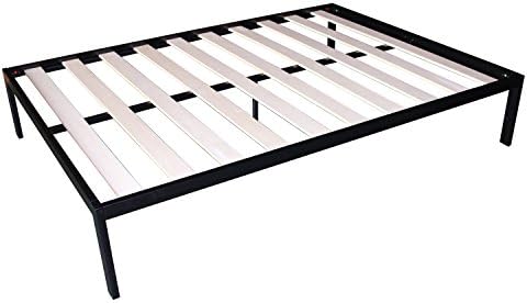 Swascana Swascana Guest Use Temporary Headboard Attachable Easy Assemble Lion can Sleep Noisy Free Mattress Base No box Spring Needed (Full)
