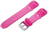 TechnoMarine 9118 MoonSun 17-mm Raspberry Gel Strap with Single-Buckle