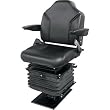 Wise Air Suspension Backhoe Seat Assembly, Model# WM1685